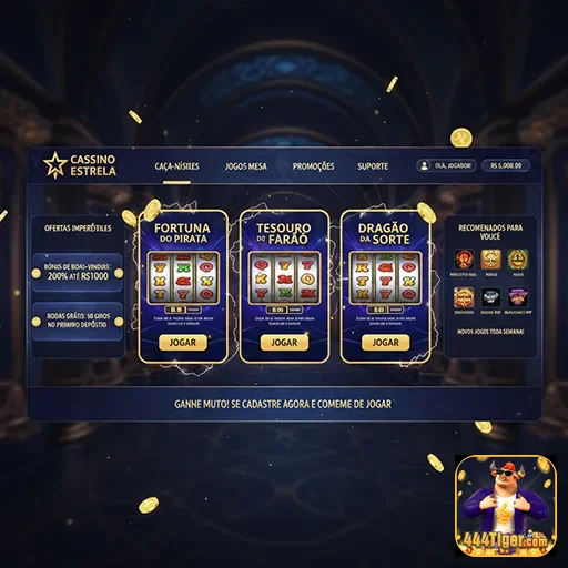 Jogos emocionantes e promoções exclusivas no 444tiger